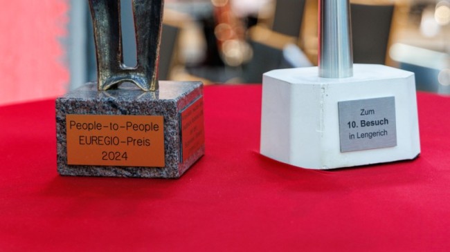 Euregio prijs en oorkonde Lengerich © Stefan Bussmann